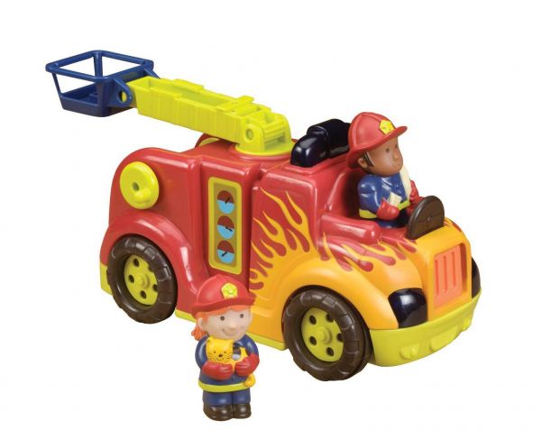 Пожарная машина с пожарными