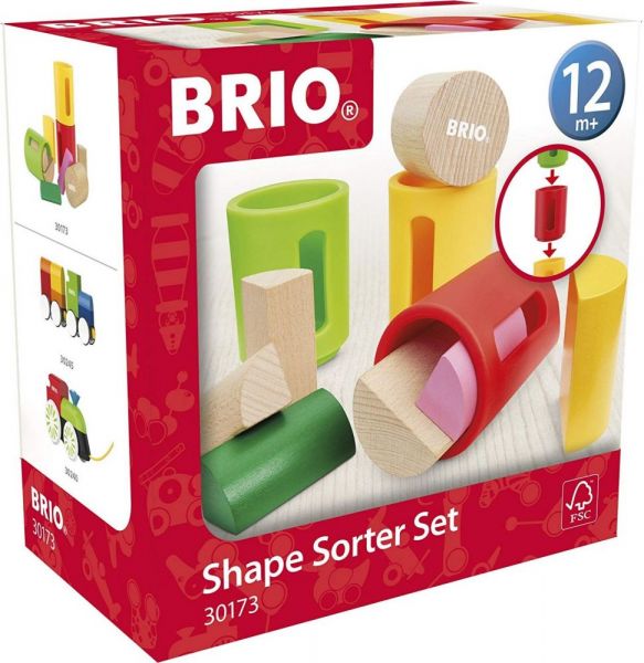 BRIO Игровой набор деревянными формочками-сортерами