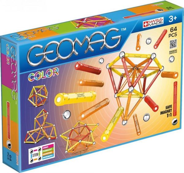 Магнитный конструктор  Geomag Color 64 дет