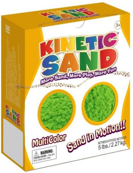 Зеленый кинетический песок 2,27 кг 