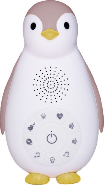 Музыкальный светильник-ночник Пингвиненок Зои розовый