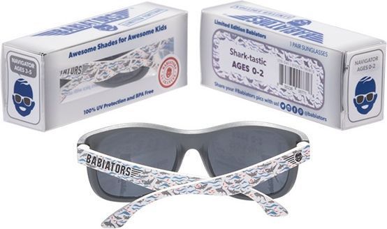 Солнцезащитные очки Babiators Limited Edition Aviator Акулистически! Возраст 0-2 лет