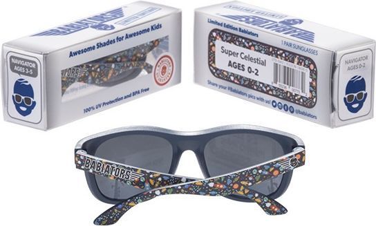 Солнцезащитные очки Babiators Limited Edition Aviator Супер космический Возраст 0-2 лет