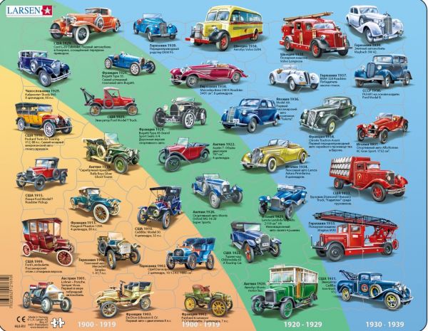 Пазл История автомобилей